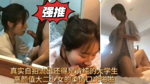 HomyAV-真实自拍流出还得是清纯的大学生高颜值大二少女的柔情口交啪啪